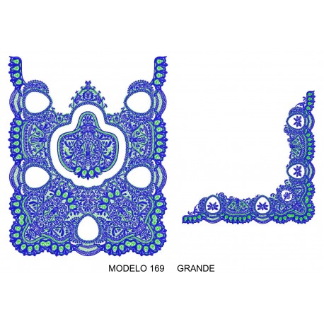 Manteleta valenciana - grande MOD 169