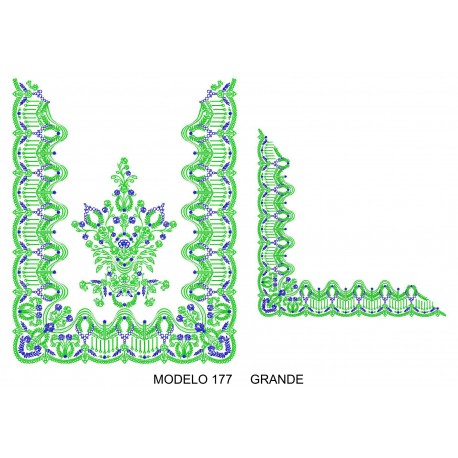 Manteleta valenciana - grande MOD 177