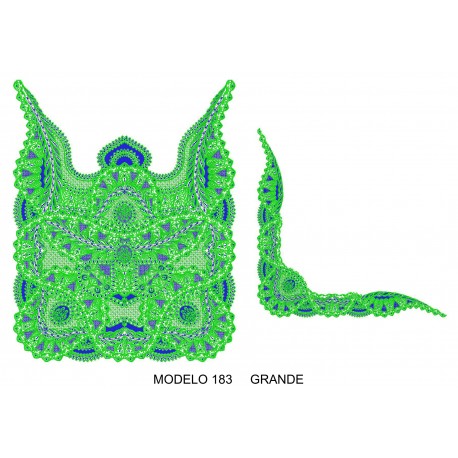 Manteleta valenciana - grande MOD 183
