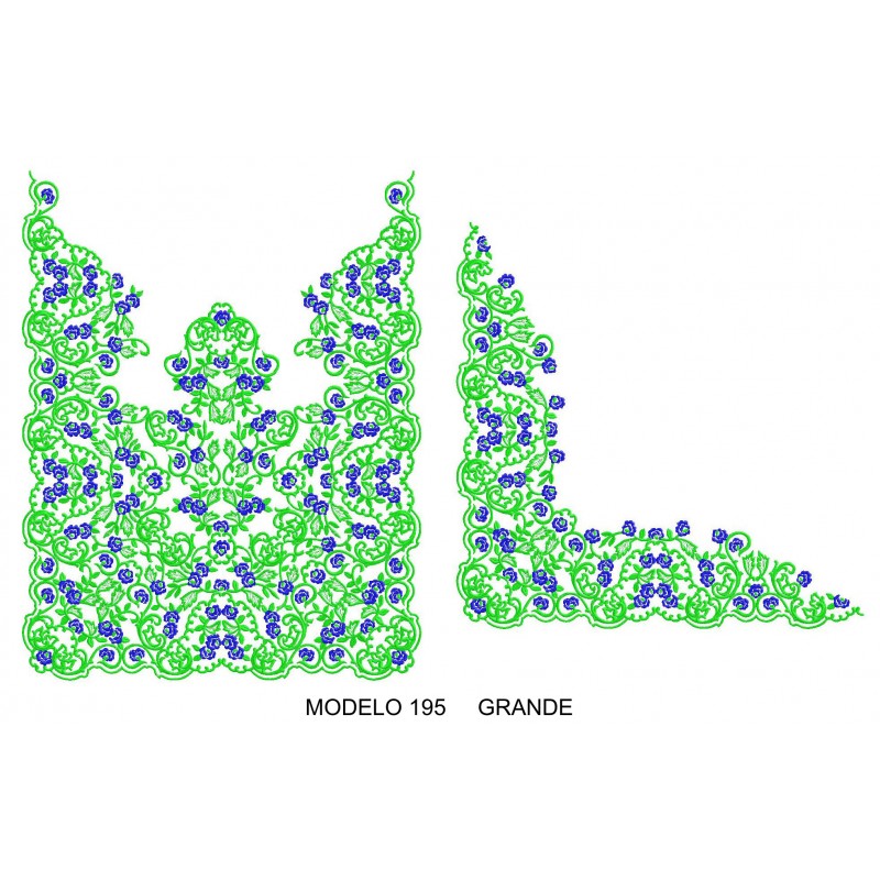 Manteleta valenciana - grande MOD 195