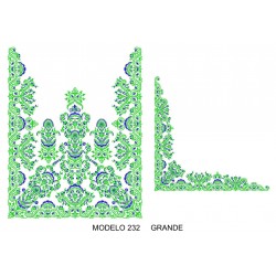 Manteleta valenciana - grande MOD 232