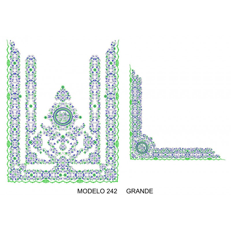 Manteleta valenciana - grande MOD 242