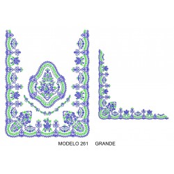 Manteleta valenciana - grande MOD 261