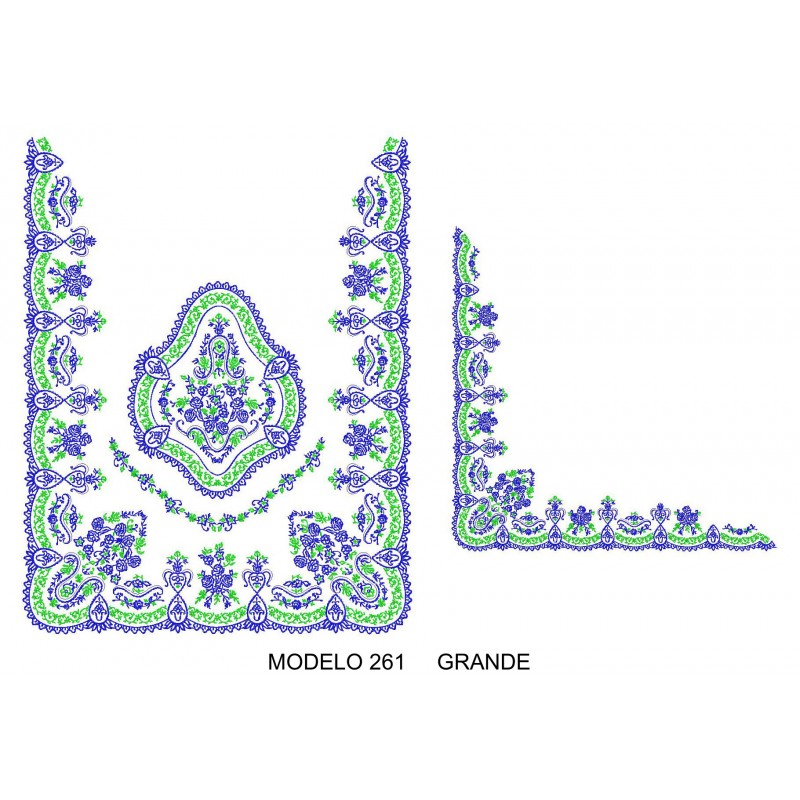 Manteleta valenciana - grande MOD 261