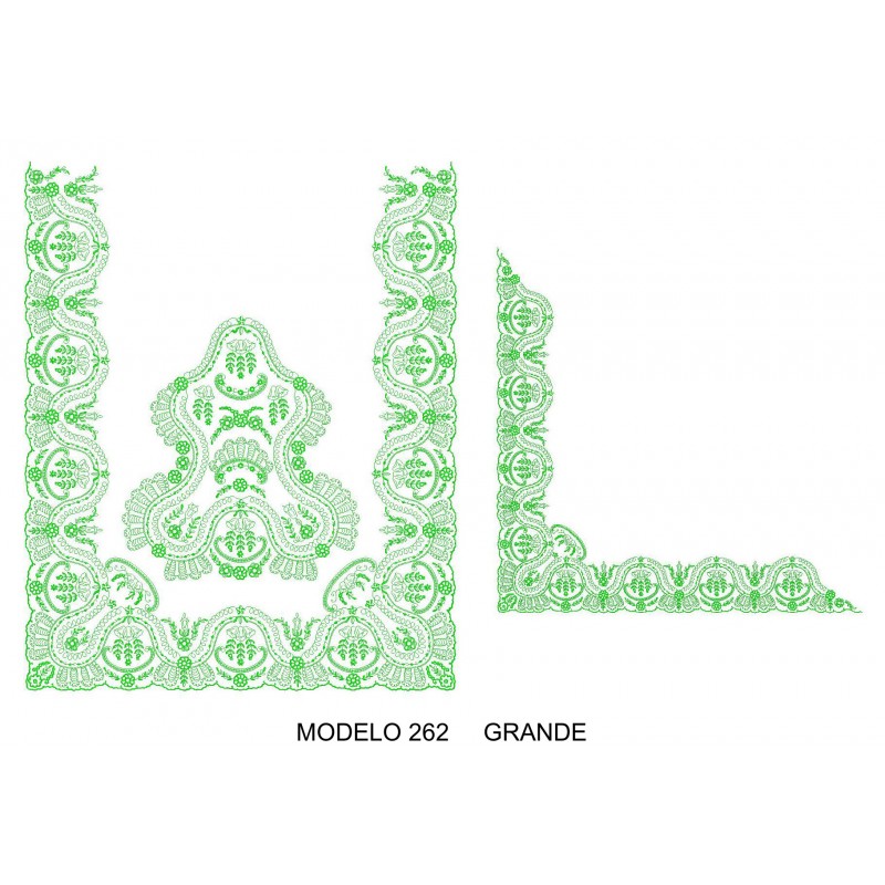 Manteleta valenciana - grande MOD 262