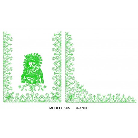 Manteleta valenciana - grande MOD 265