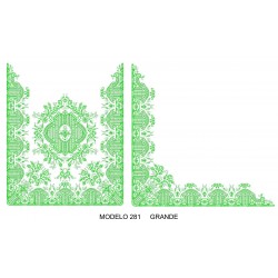 Manteleta valenciana - grande MOD 281