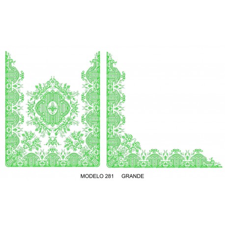 Manteleta valenciana - grande MOD 281