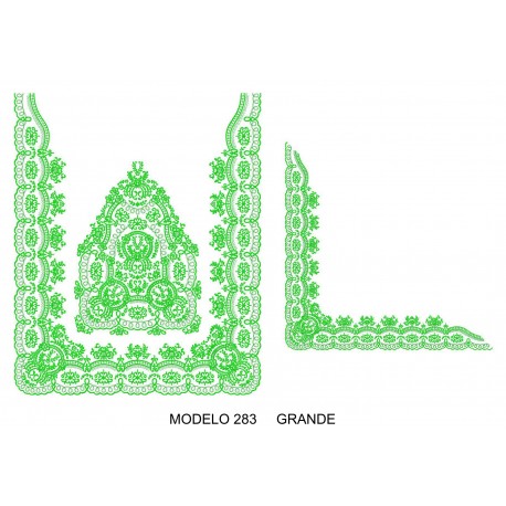 Manteleta valenciana - grande MOD 283