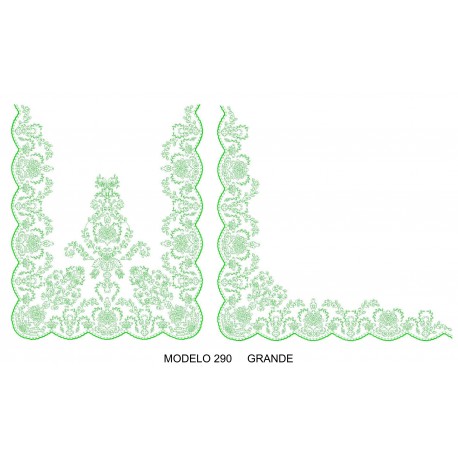 Manteleta valenciana - grande MOD 290