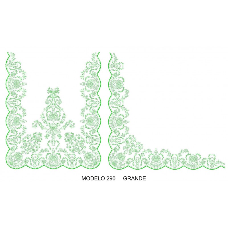 Manteleta valenciana - grande MOD 290