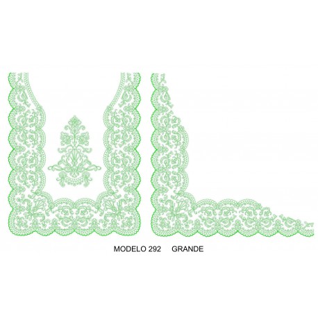 Manteleta valenciana - grande MOD 292