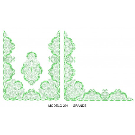 Manteleta valenciana - grande MOD 294