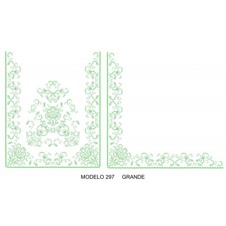 Manteleta valenciana - grande MOD 297