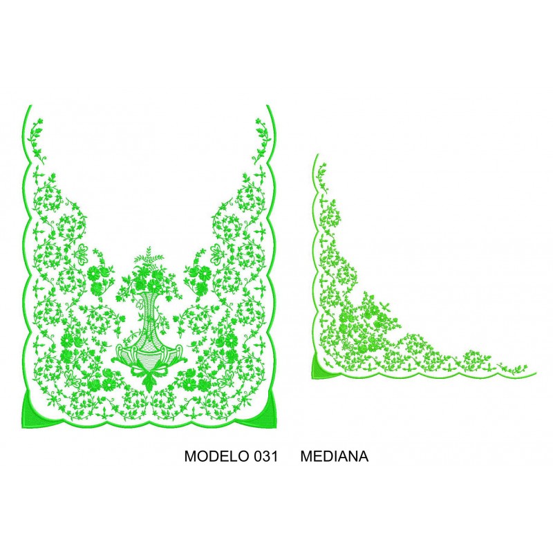 Manteleta valenciana - mediana MOD 031