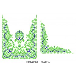Manteleta valenciana - mediana MOD 035