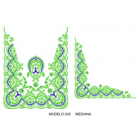 Manteleta valenciana - mediana MOD 035