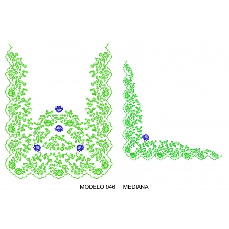 Manteleta valenciana - mediana MOD 046