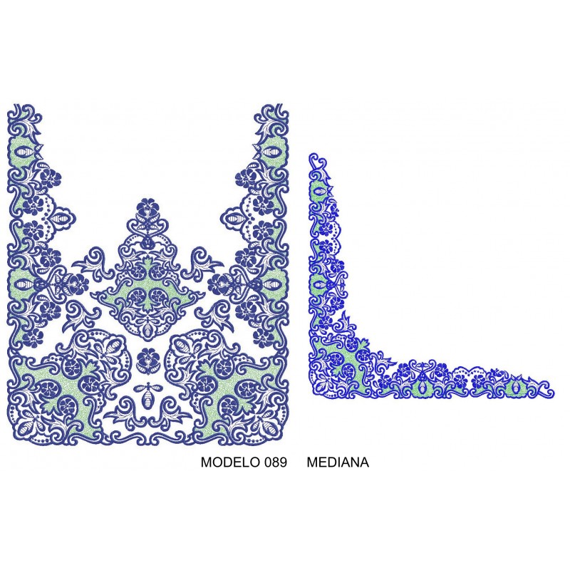 Manteleta valenciana - mediana MOD 089