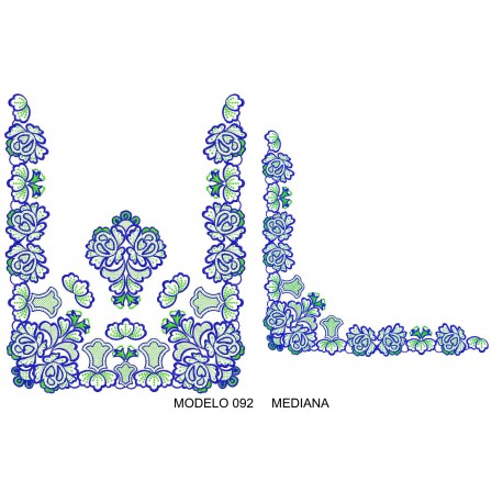 Manteleta valenciana - mediana MOD 092