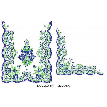 Manteleta valenciana - mediana MOD 111