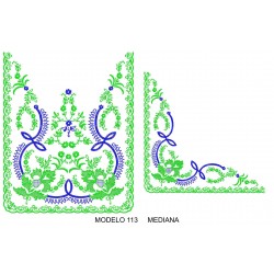 Manteleta valenciana - mediana MOD 113