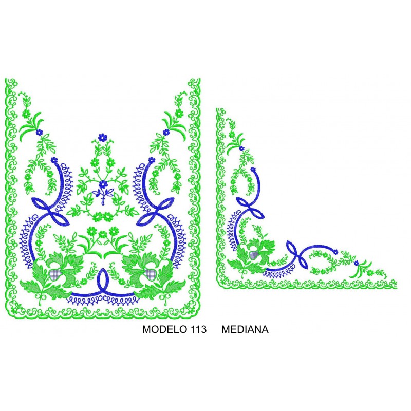 Manteleta valenciana - mediana MOD 113