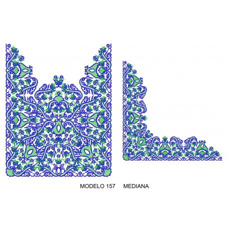 Manteleta valenciana - mediana MOD 157