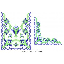Manteleta valenciana - mediana MOD 167
