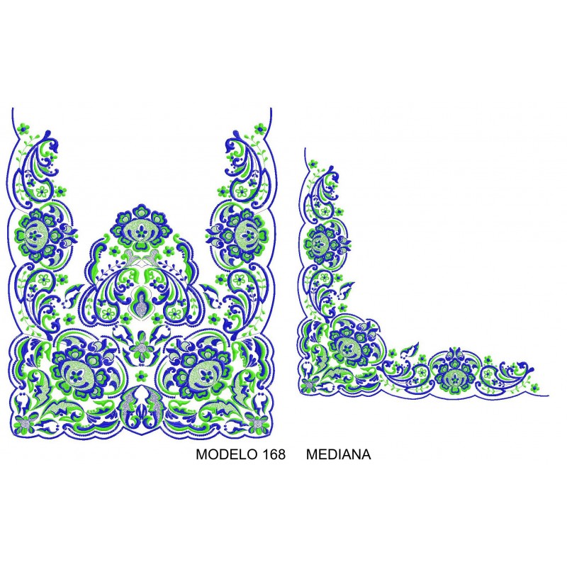 Manteleta valenciana - mediana MOD 168