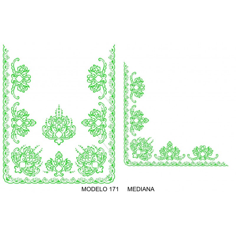 Manteleta valenciana - mediana MOD 171