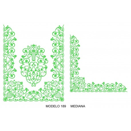 Manteleta valenciana - mediana MOD 189