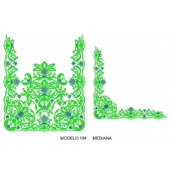 Manteleta valenciana - mediana MOD 194