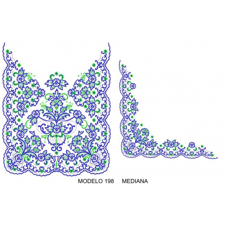 Manteleta valenciana - mediana MOD 198
