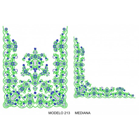 Manteleta valenciana - mediana MOD 213