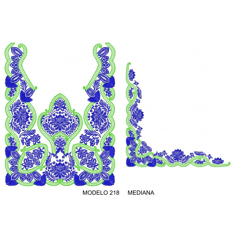 Manteleta valenciana - mediana MOD 218