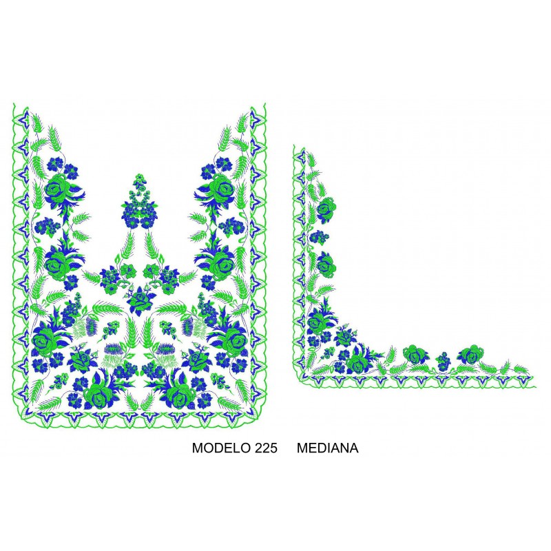 Manteleta valenciana - mediana MOD 225