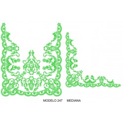 Manteleta valenciana - mediana MOD 247