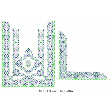 Manteleta valenciana - mediana MOD 252