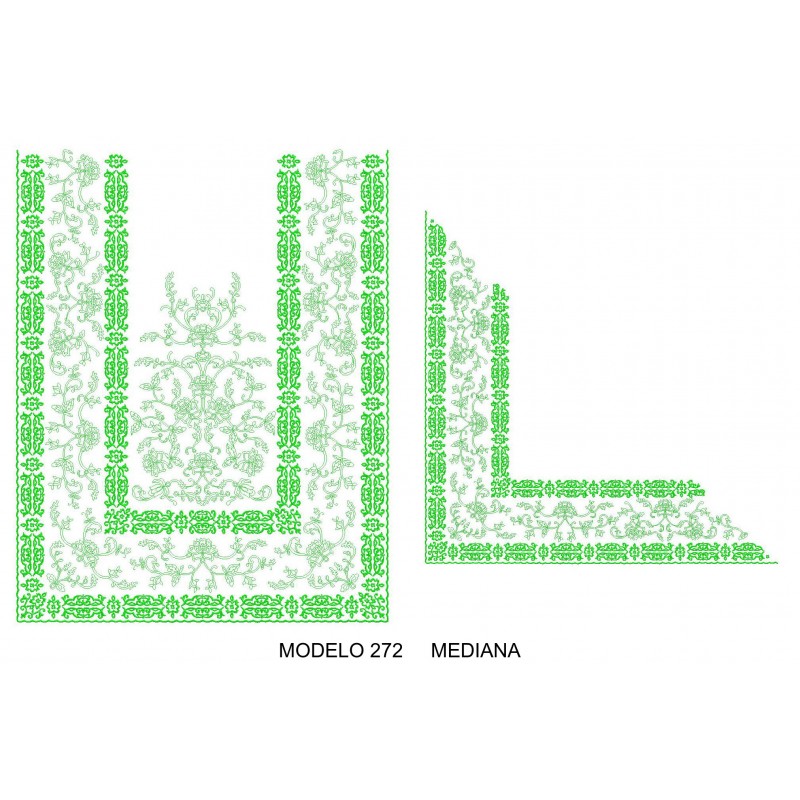 Manteleta valenciana - mediana MOD 272