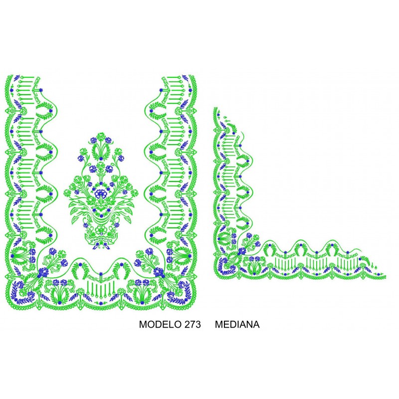 Manteleta valenciana - mediana MOD 273