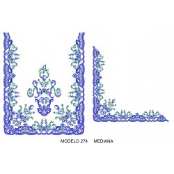 Manteleta valenciana - mediana MOD 274