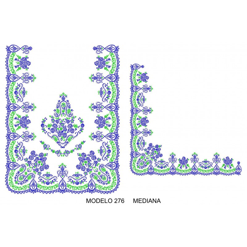 Manteleta valenciana - mediana MOD 276