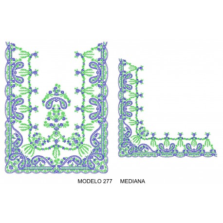 Manteleta valenciana - mediana MOD 277