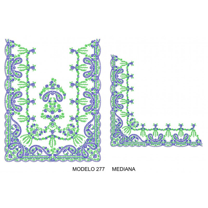 Manteleta valenciana - mediana MOD 277