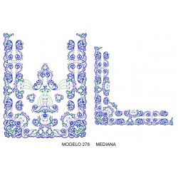 Manteleta valenciana - mediana MOD 278