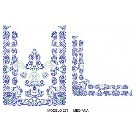 Manteleta valenciana - mediana MOD 278