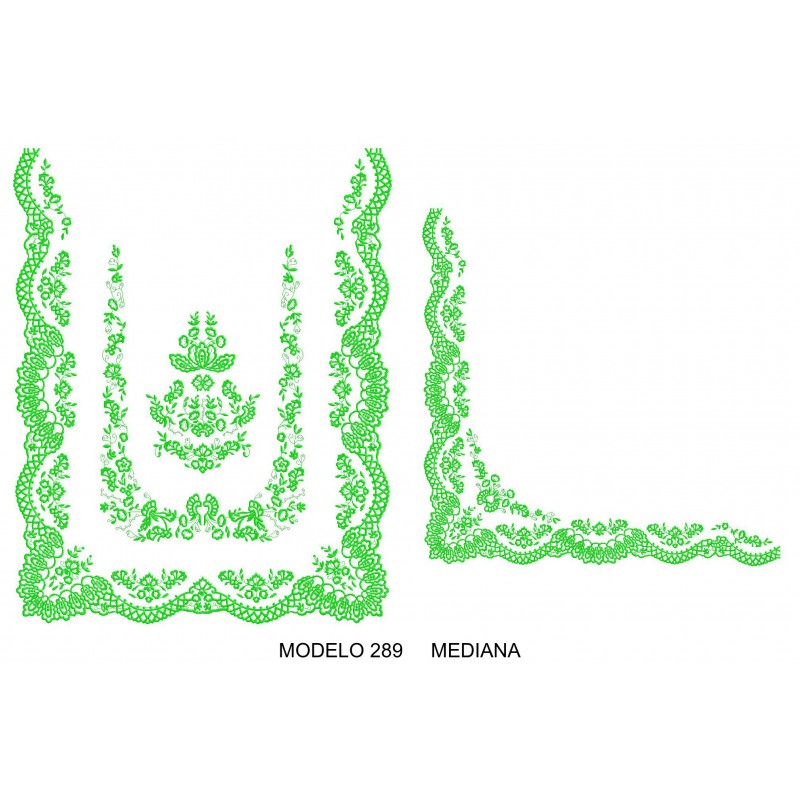 Manteleta valenciana - mediana MOD 289