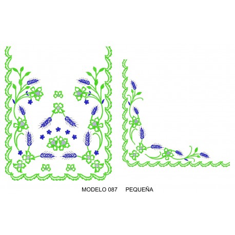 Manteleta valencia - pequeña MOD 087