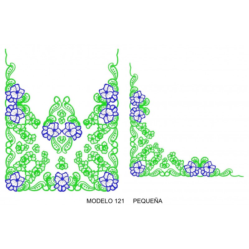 Manteleta valencia - pequeña MOD 121